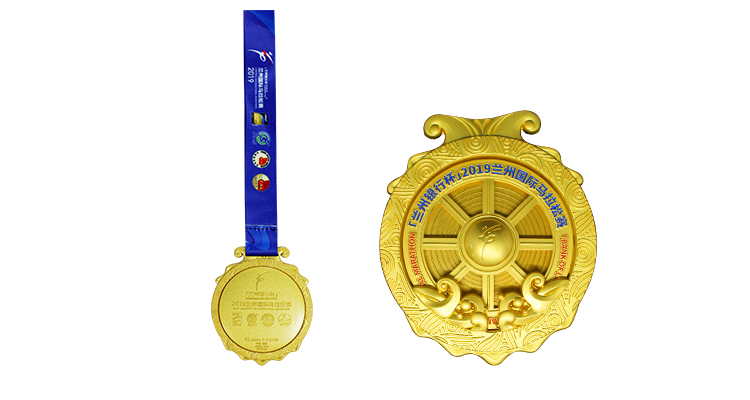 How did the lanade marathon medals are made in 2019? news 图1张