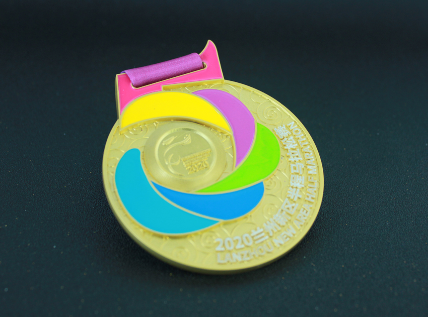 Lanzhou New Area half horse medal