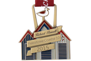The Felixstowe Marathon medal