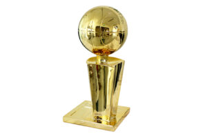 The basketball championship trophy