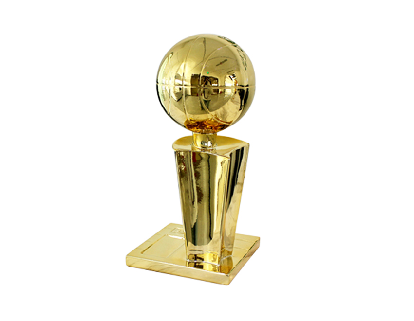 The basketball championship trophy