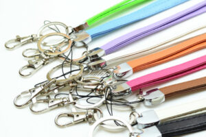Heat transfer printing lanyard