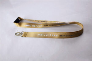 The lanyard manufacturer tells you the ink in the thermal transfer lanyard for the finished product