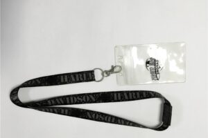 Identification card lanyard (28)