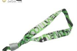 Knit wrist band custom logo