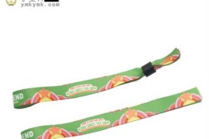 Custom woven wrist strap