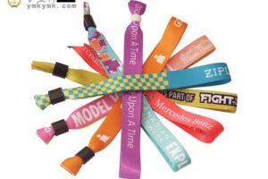Woven wrist bands are recommended