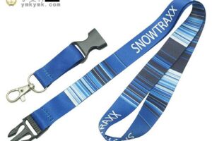 Custom heat transfer printing lanyard