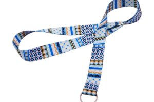 Heat transfer printing lanyard