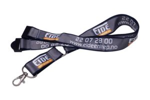 Heat transfer printing lanyard