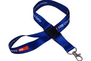Heat transfer printing lanyard