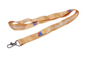 Heat transfer printing lanyard