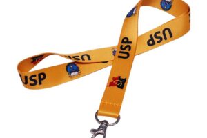 Heat transfer printing lanyard