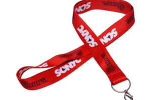 Heat transfer printing lanyard