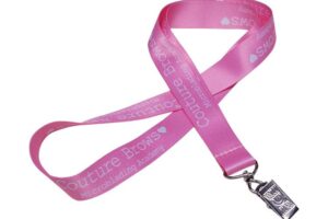 Heat transfer printing lanyard