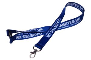 Heat transfer printing lanyard