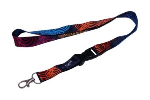 Heat transfer printing lanyard