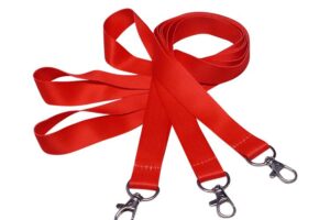 Heat transfer printing lanyard