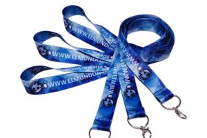 Heat transfer printing lanyard