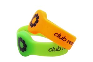 Silicone wrist strap
