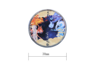 Wuhan Oil badge in custom design