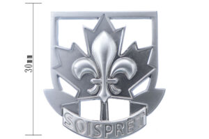 European style custom badge in custom design