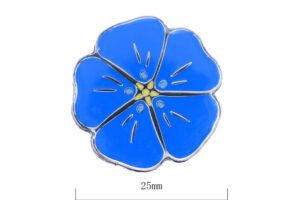 Blue clover emblem in Custom Design