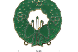 Green badge in custom design