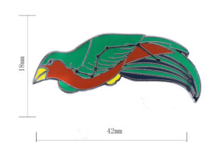 Peacock emblem in custom design