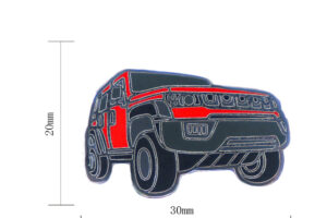 Car badge in custom design