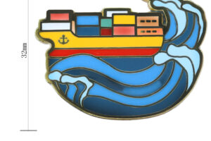 Ship badge in custom design