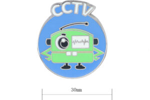 CCTV badge in custom design
