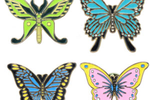 Butterfly badge in Custom design