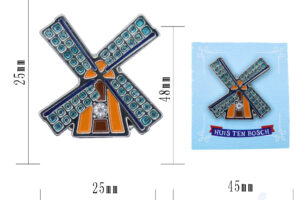 Windmill badge in Custom Design