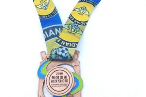 Gold medallion medal in custom design