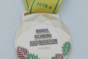 Enamel badge medal in custom design