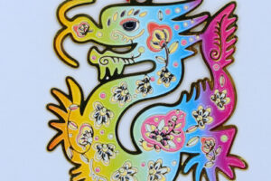 Zodiac Dragon bookmark in custom design