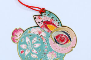 Zodiac Rabbit bookmark in custom Design