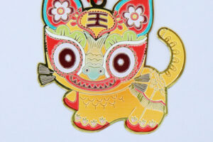 Zodiac Tiger bookmark in custom Design