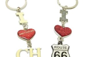 Key chain custom made badge in custom design