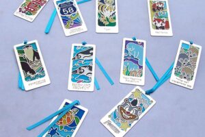 Bookmark custom badge customized in custom design