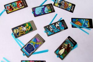 Bookmark custom badge customized in custom design