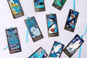 Bookmark custom badge customized in custom design