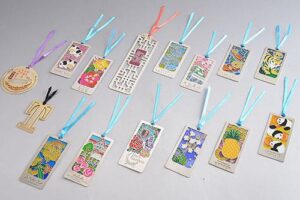 Metal bookmarks in custom design