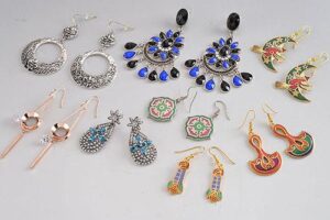 Earrings in custom design