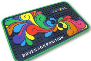 PVC coasters in Custom design
