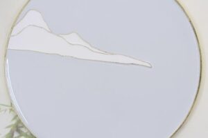 Enamel coasters in custom design