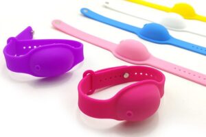 The silicone bracelet