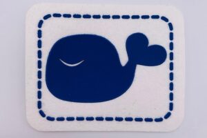 Leather silicone label