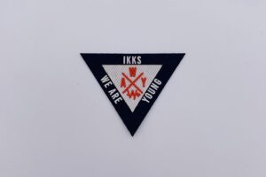 Canvas pressed rubber word